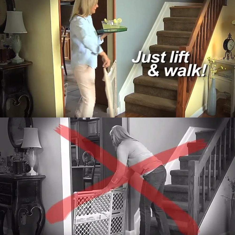 BowLift | Portable Mesh Dog Gate For House