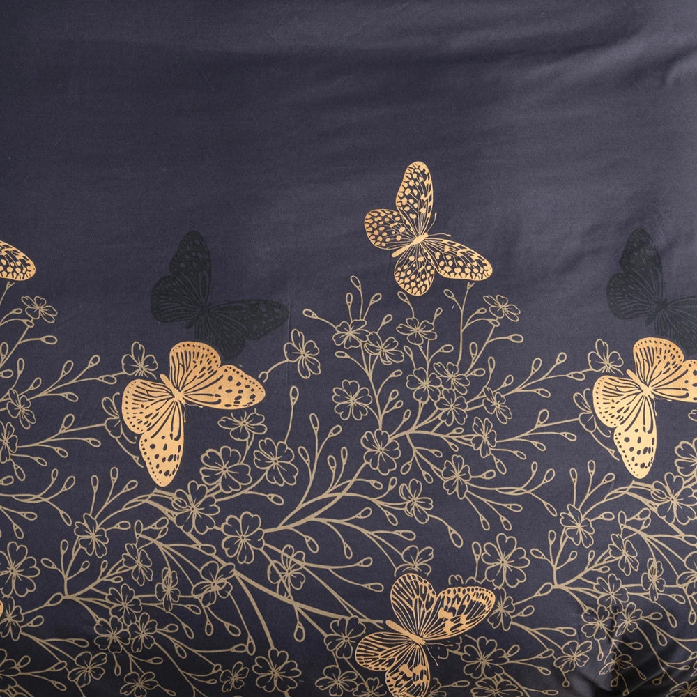 BowLift | Valora Midnight Butterfly Duvet Cover | 3pcs Set