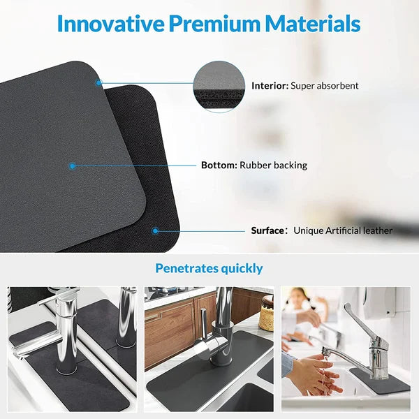 BowLift | Diatomite Faucet Absorbent Mat