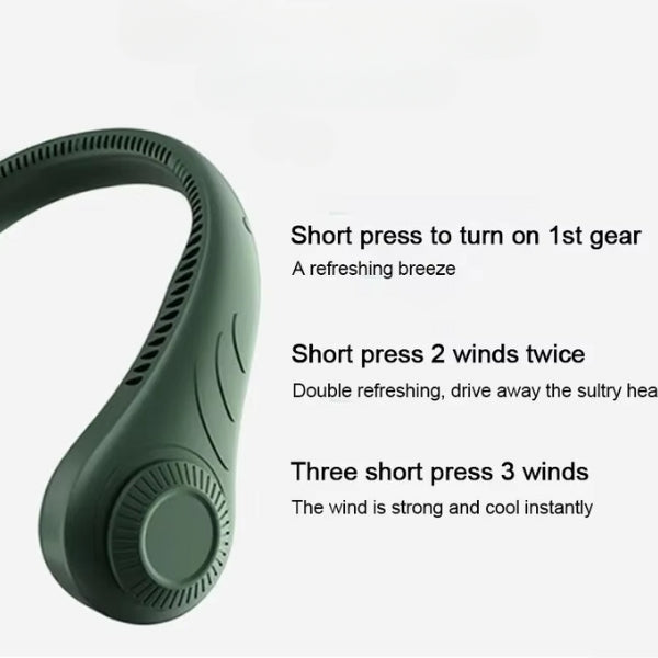 BowLift | Portable Neck Fan - Hands-Free Cooling Fan for Personal Comfort