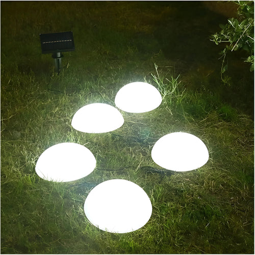 LumiGlobe – Solar Half-Sphere Garden Light