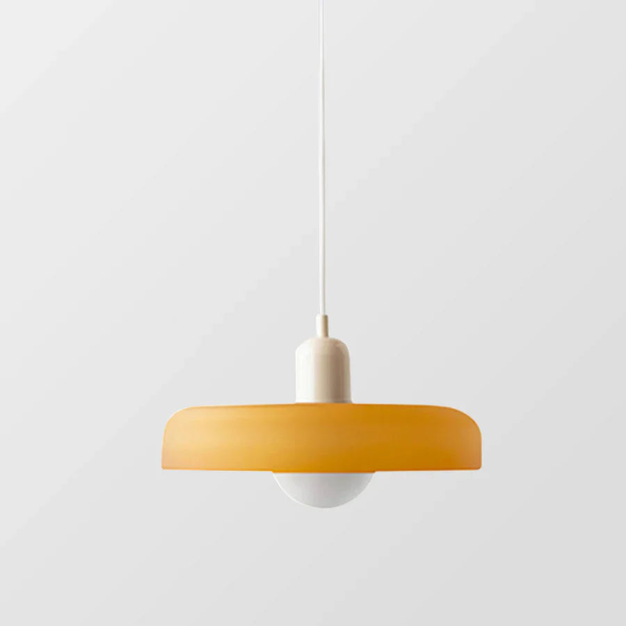 Scandinavian Pendant Light for Living Room and Dining Room – Minimalist Design with AdjustaBowlifte Height – Glass | Bowlift