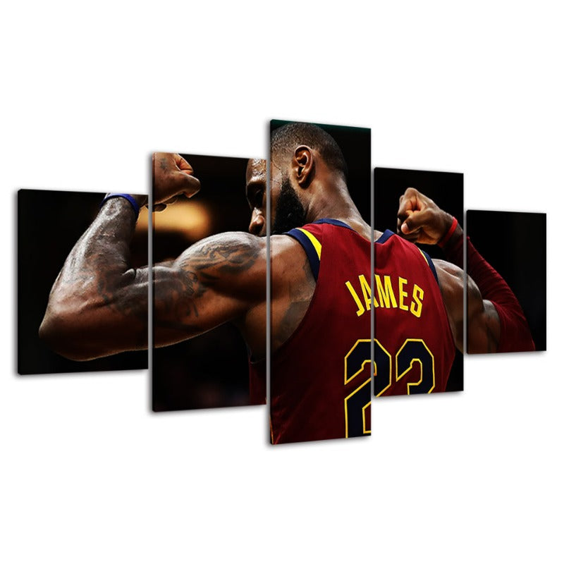 22 James - 5 Piece Canvas Wall Art Painting | Bowlift