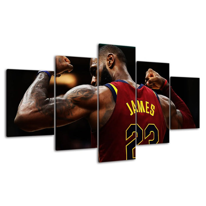 22 James - 5 Piece Canvas Wall Art Painting | Bowlift