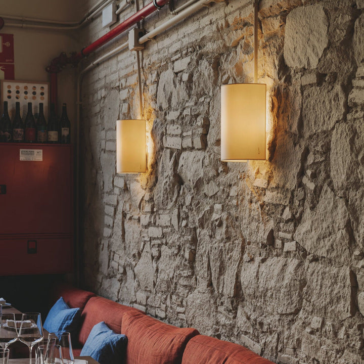 BowLift | Fabric Wall Lamp in Japanese Wabi-Sabi Style