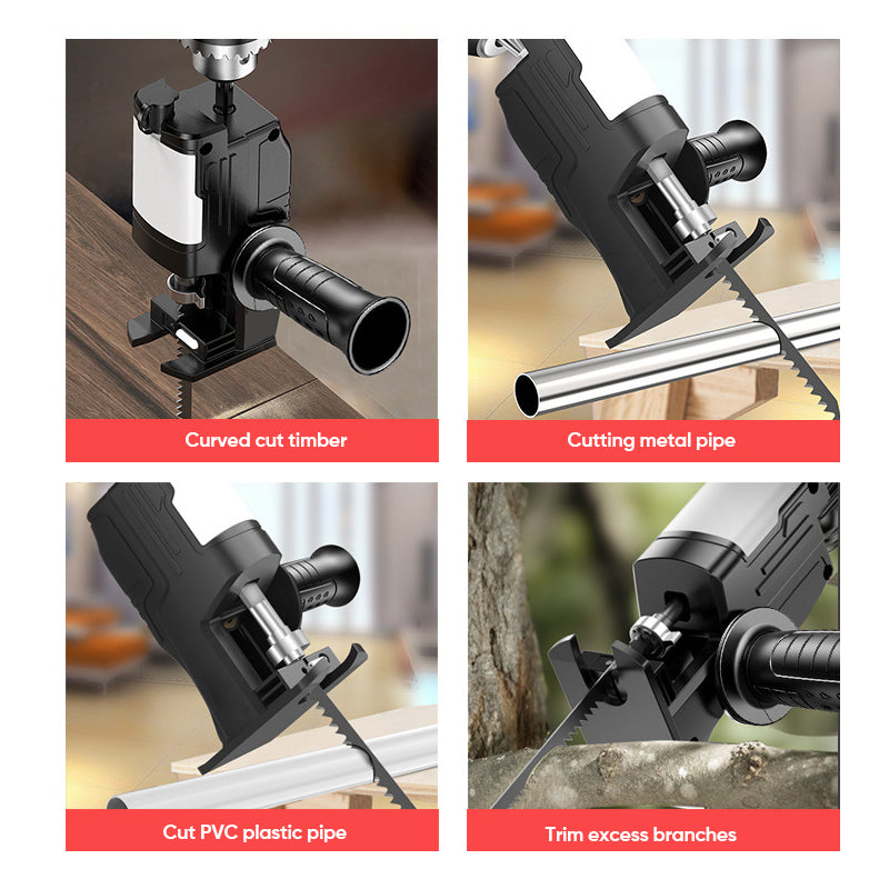 BowLift | Electric Drill to Reciprocating Saw Adapter