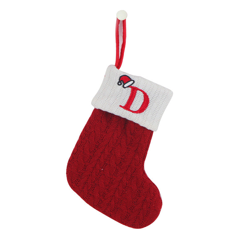 BowLift | Christmas Letter Knit Stocking
