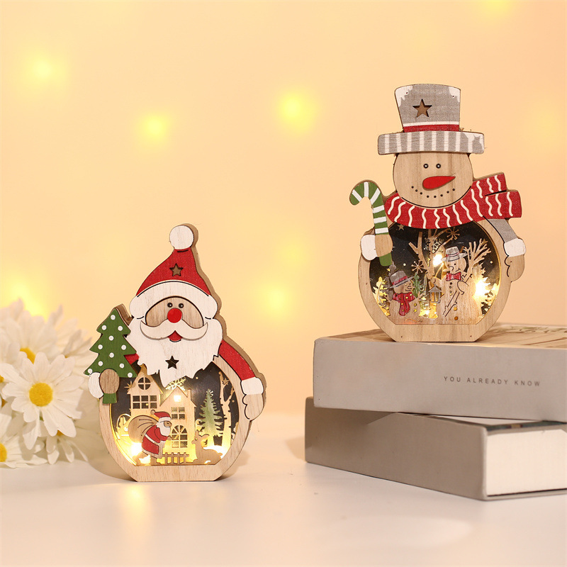 BowLift | LED Christmas Wooden Ornaments Lighting