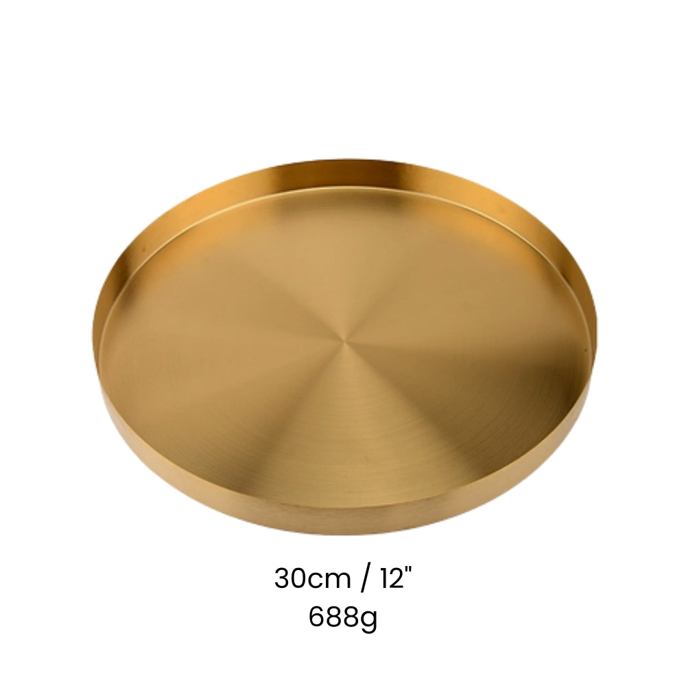 BowLift | Gold Stainless Steel Tray