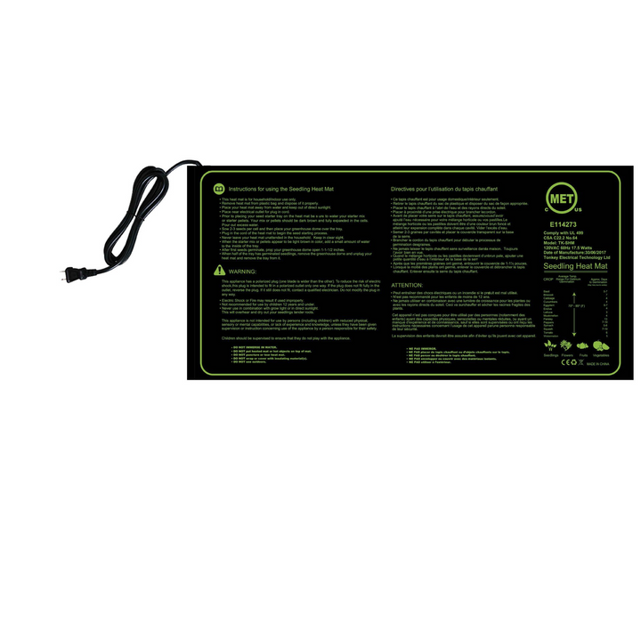BowLift | Heating mat for seedlings – Temperature control for faster germination and growth