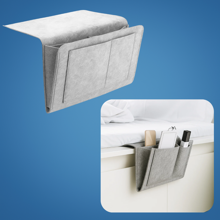 Essentials Within Reach – Thick Felt Durable Material – Save Space Stay Organised & Enjoy Nighttime Comfort Bowlift