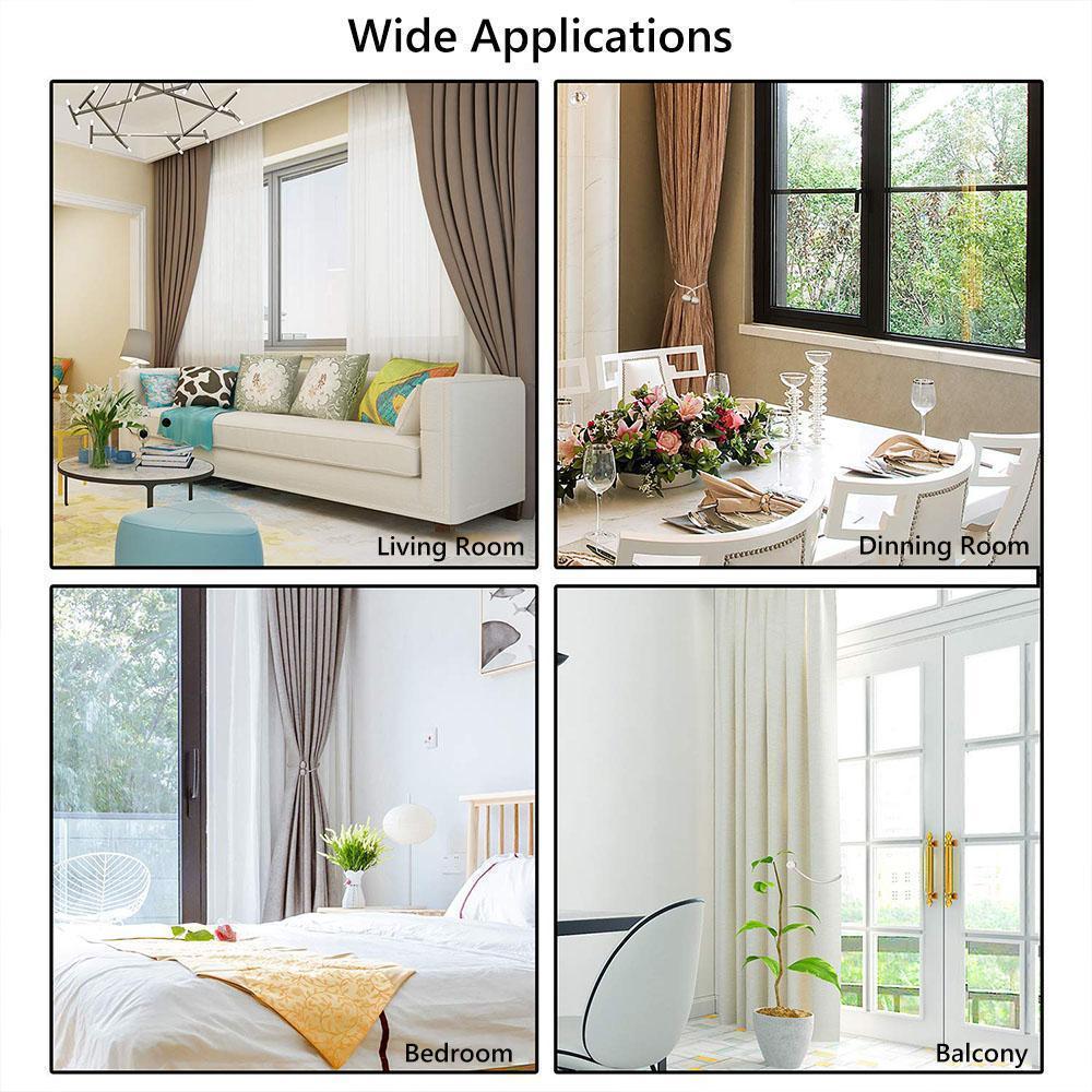 BowLift | Elegant Magnetic Curtain Buckle, 2 PC