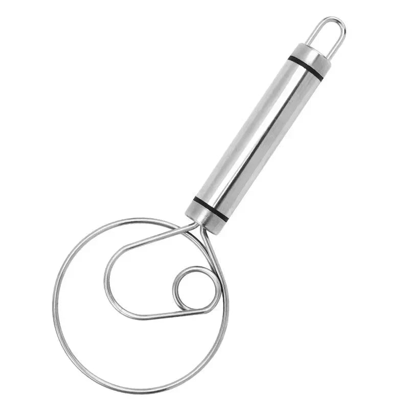BowLift | Robust Stainless Steel Danish Dough Whisk – Durable, Ergonomic Design for Versatile Baking & Cooking