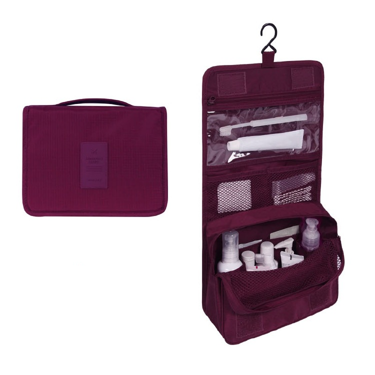 BowLift | TravelEase –  Water-Resistant Travel Toiletry Bag with Hanging Hook