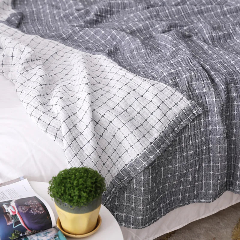 BowLift | Simple Casual Cotton Blanket - BreezyCotton