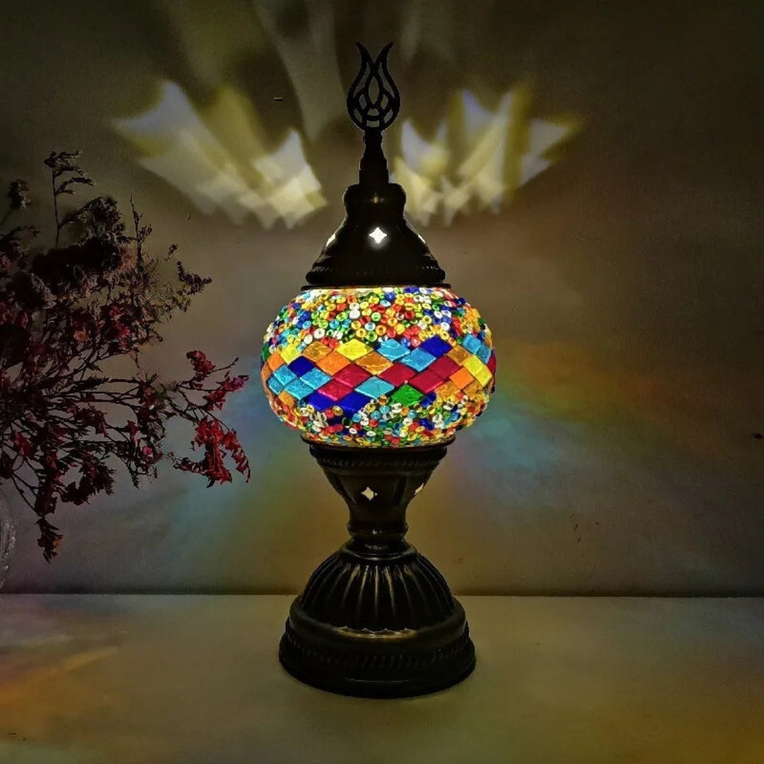 Mosaic Colorful Pattern Table Lamp Bowlift