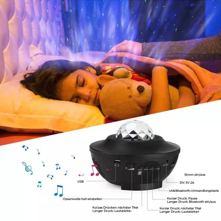 USB-Bluetooth-Music Star Projection Light | Bowlift