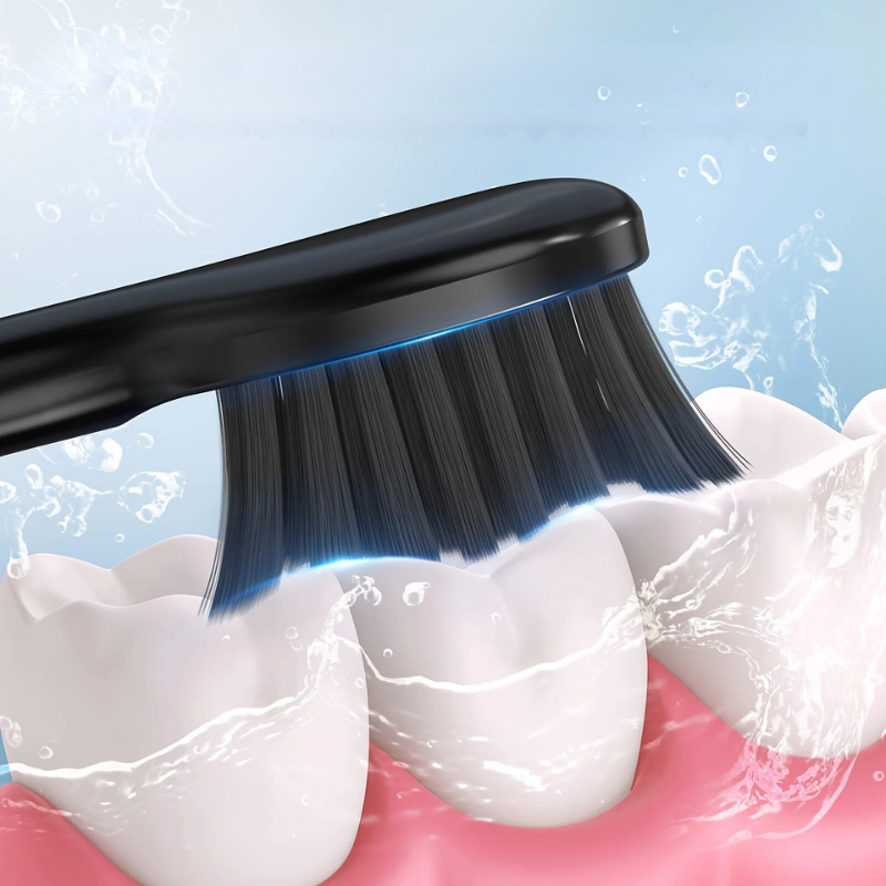 BowLift | GlowSmile Sonic Toothbrush – Rechargeable with 5 Modes and 8 Brush Heads
