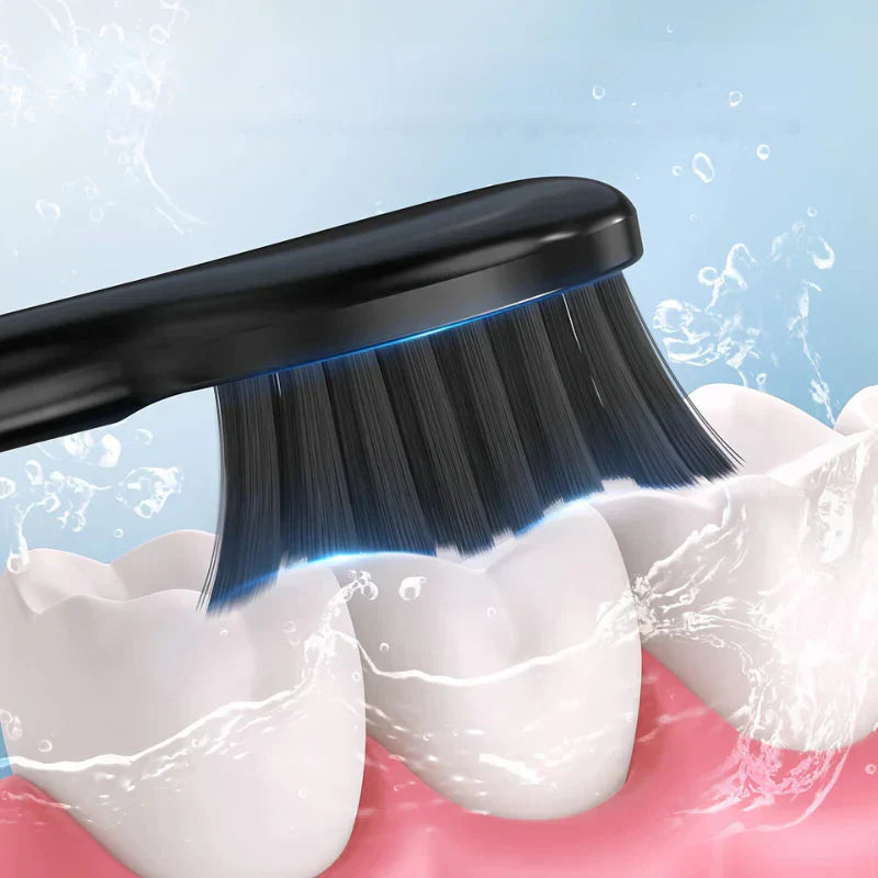 SonicPure rechargeable toothbrush – Whisper quiet, powerful & includes 8 brush heads | Bowlift