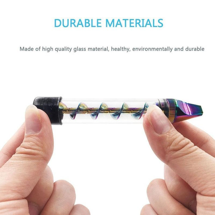 BowLift | Glass Twisty Smoking Pipe Set