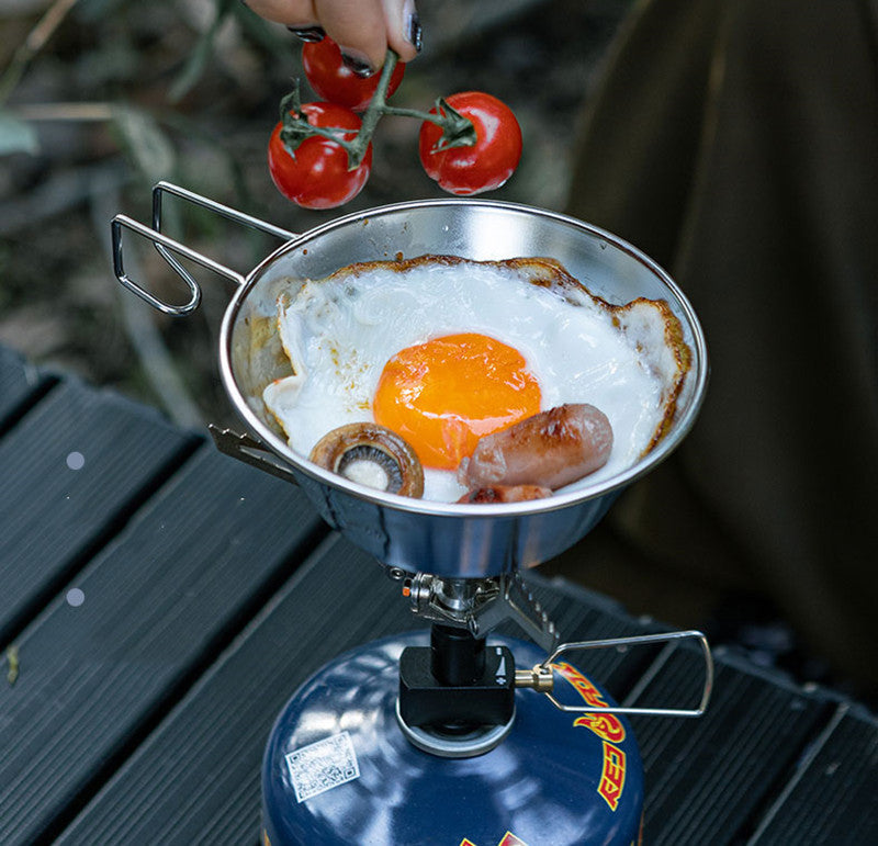 BowLift | Stainless Steel Outdoor Folding Snow Bowl (Set of 4)