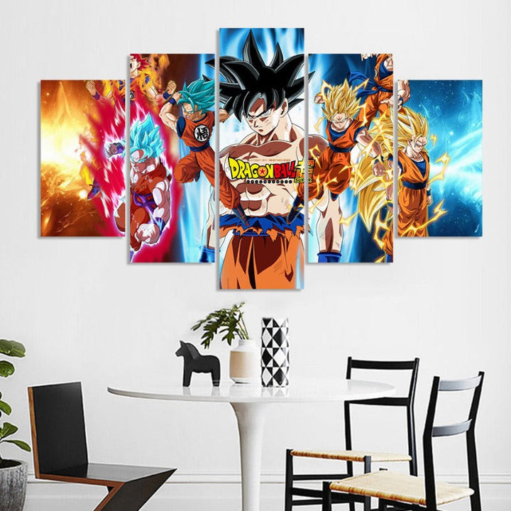 Super Dragon Ball Z - Canvas Wall Art Painting | Bowlift