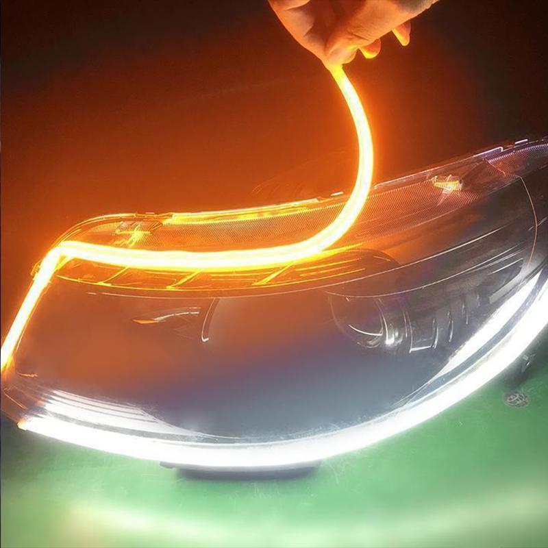 BowLift | Flexible DRL LED Night & Daytime Running Light Strip (No Disassembling Needed)