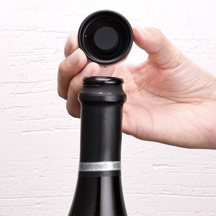 Reusable Leakproof Silicone Sealed Champagne Wine Bottle Stopper | Bowlift