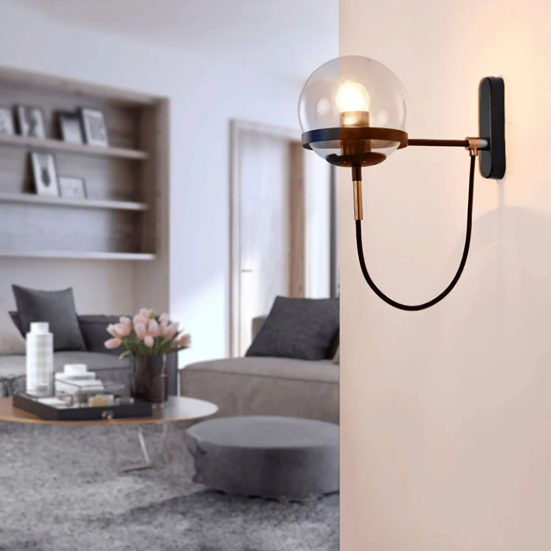 BowLift | Stylish Glass Wall Lamp
