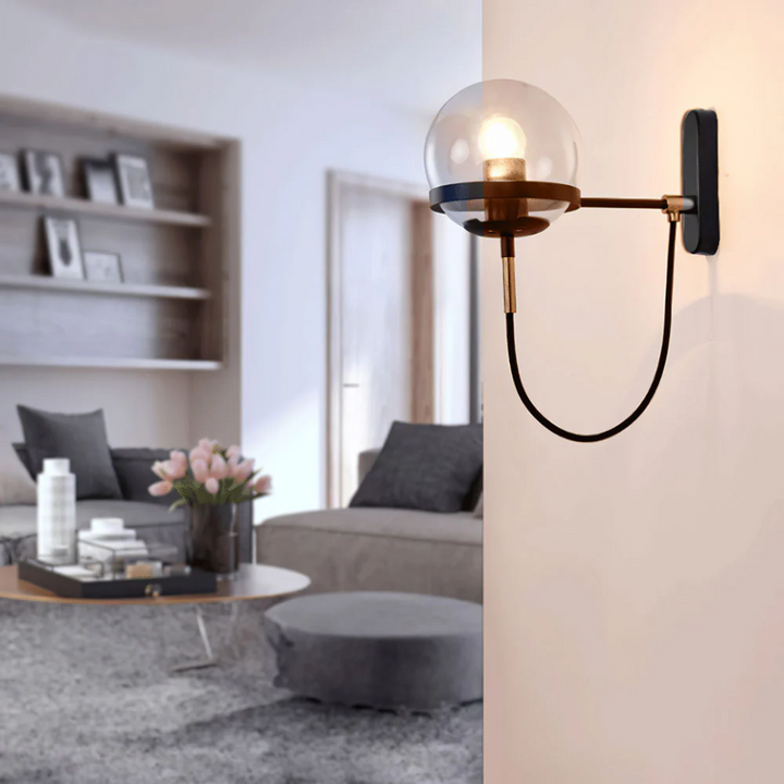BowLift | Stylish Glass Wall Lamp