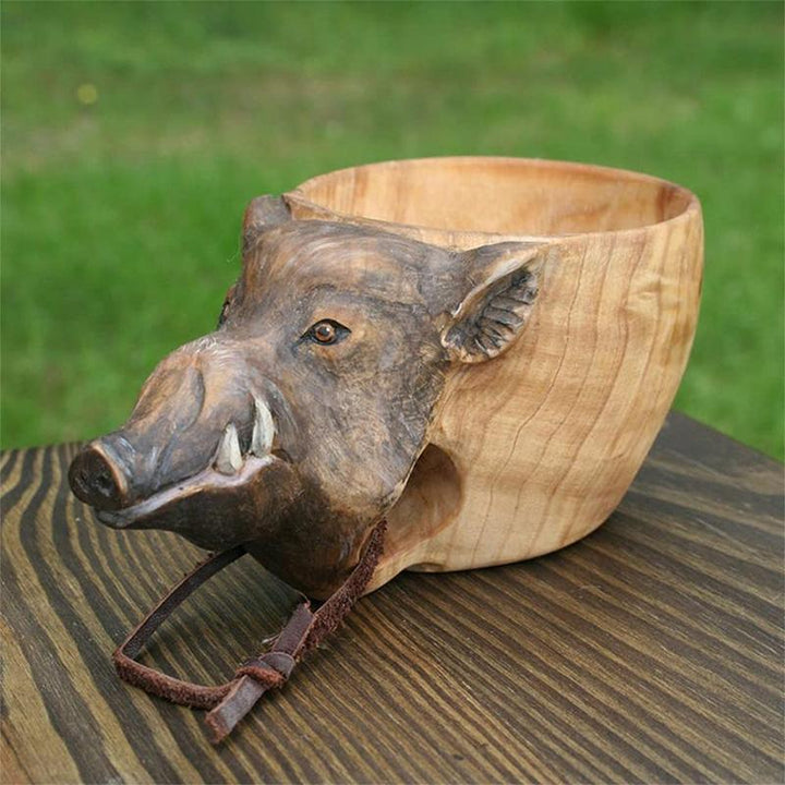 BowLift | Hand-carved wooden cup