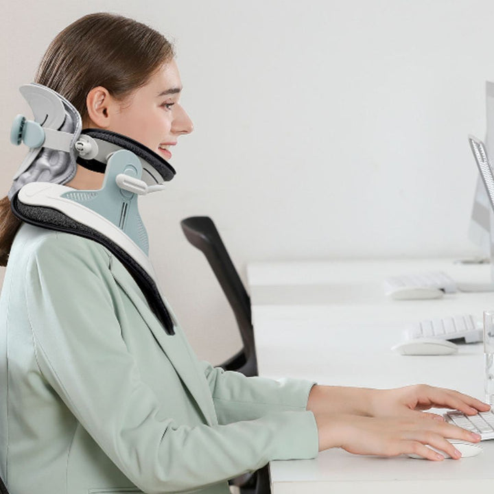 BowLift | Neck Stretcher for Pain Relief - Adjustable Cervical Traction Device Ideal for Neck Tension and Discomfort
