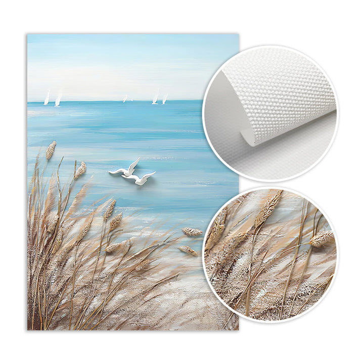 Scandinavian Nature Landscape Canvas Painting | Bowlift