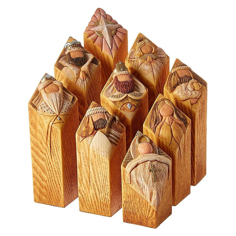 BowLift | Heaven Nativity Tree Pillar Statues