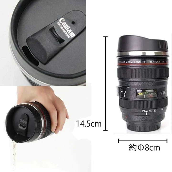 Creative Camera Lens Coffee Tea Mug 300 ML Bowlift