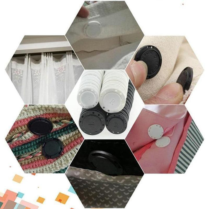 BowLift | High-quality invisible plastic magnetic closure, 5 pieces