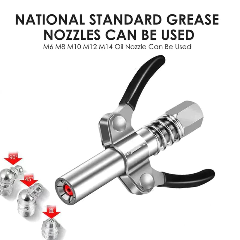 Strong lock on grease couplings | Bowlift