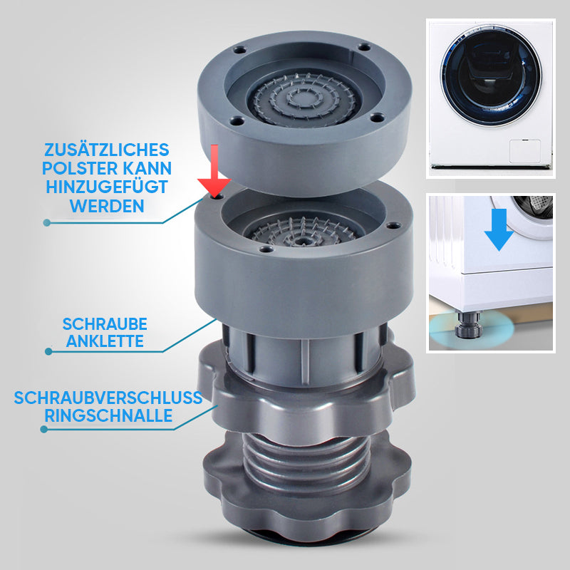 4 pieces height-adjustable washing machine stand | Bowlift