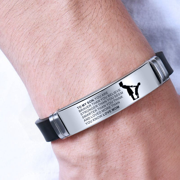 BowLift | To My Son Inspirational Bracelet