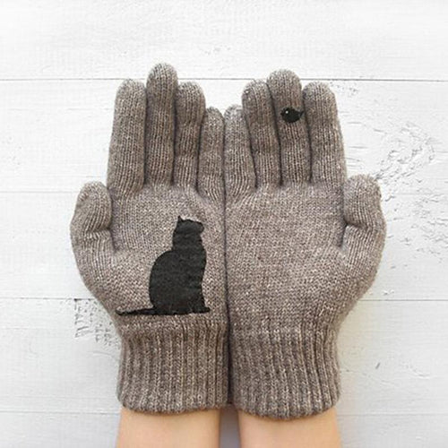 BowLift | ‍⬛Cat Fan Cotton Gloves