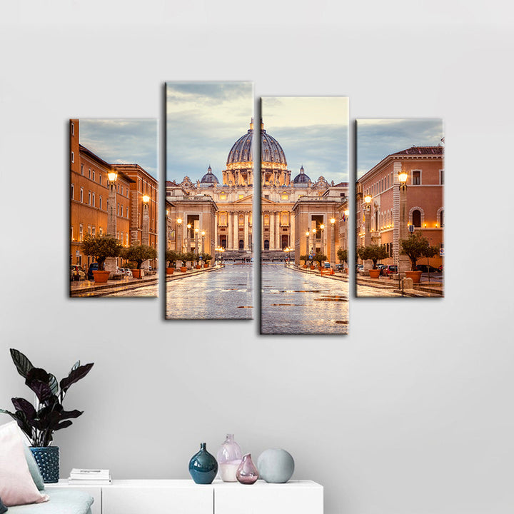 Fresh Palace 4 Piece - Canvas Wall Art Painting | Bowlift