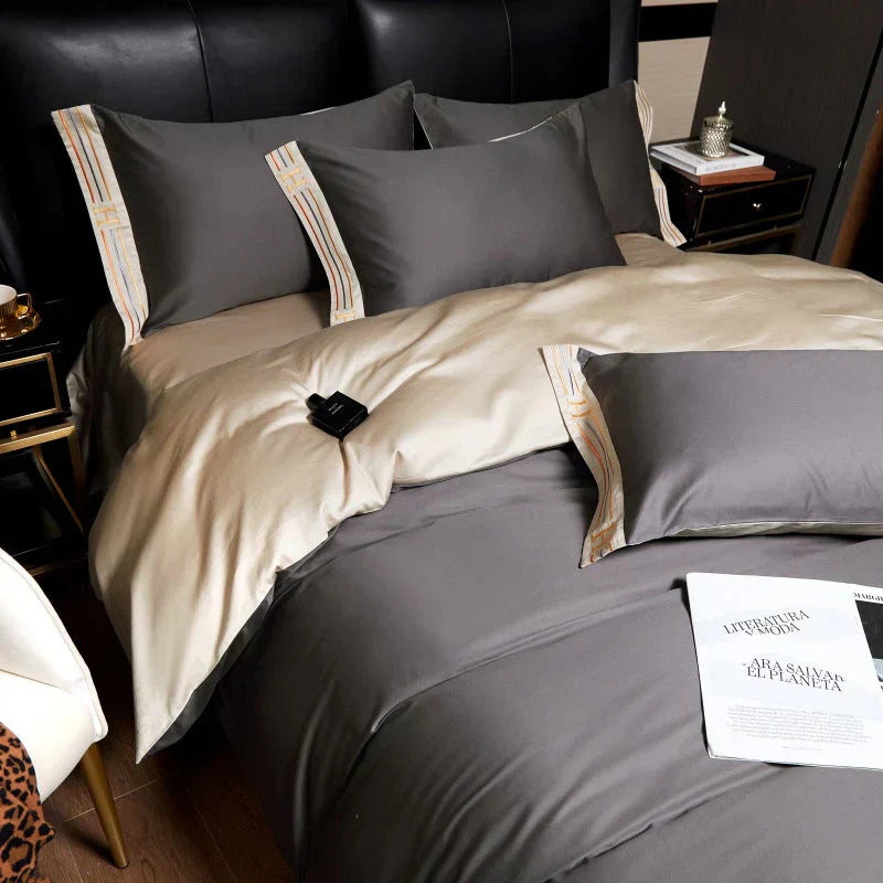BowLift | Luxury Satin Cotton Duvet Cover Set for Bedroom