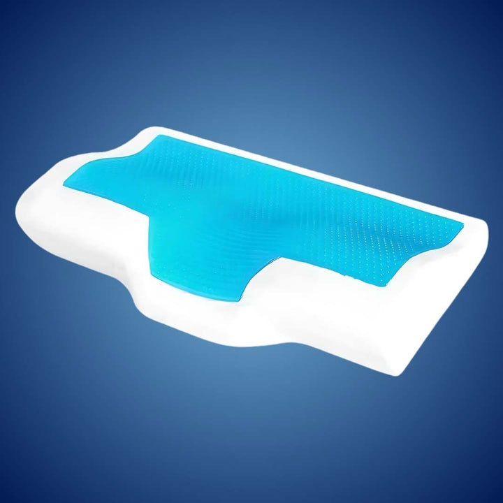 RestAlign Memory Foam Neck Support Pillow | Contoured Alignment for Neck Pain Relief and Improved Sleep Quality Bowlift