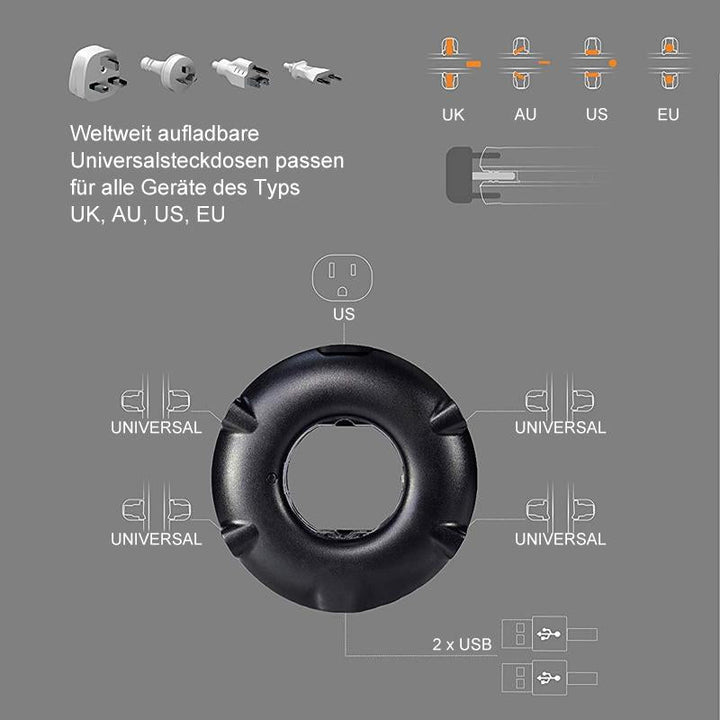 Universal Travel Power Strip | Bowlift