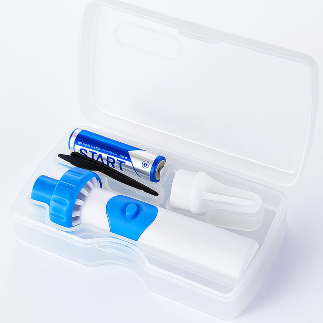 Soft Silicone Tip – LED Guidance – Quiet Safe Wax Removal for Adults & Kids Bowlift