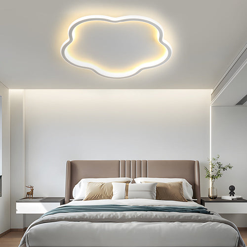 Nordic ceiling light in pentagram design – aluminum ceiling lamp for bedroom | Bowlift