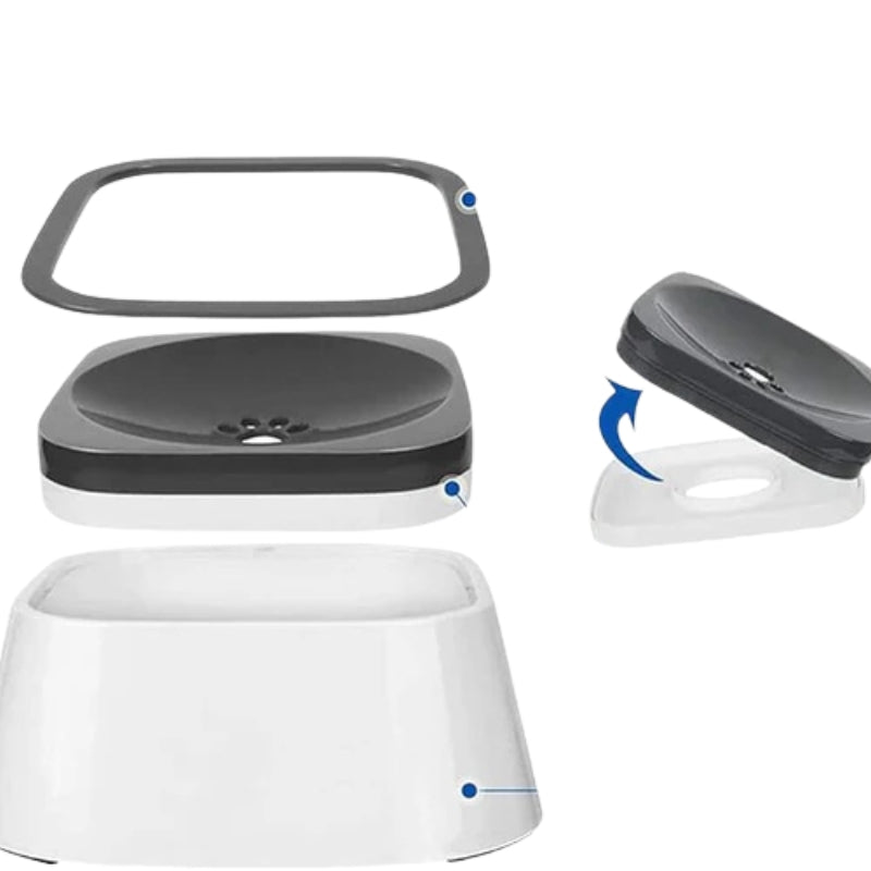 Drip-proof liquid water bowl for dogs and cats Bowlift