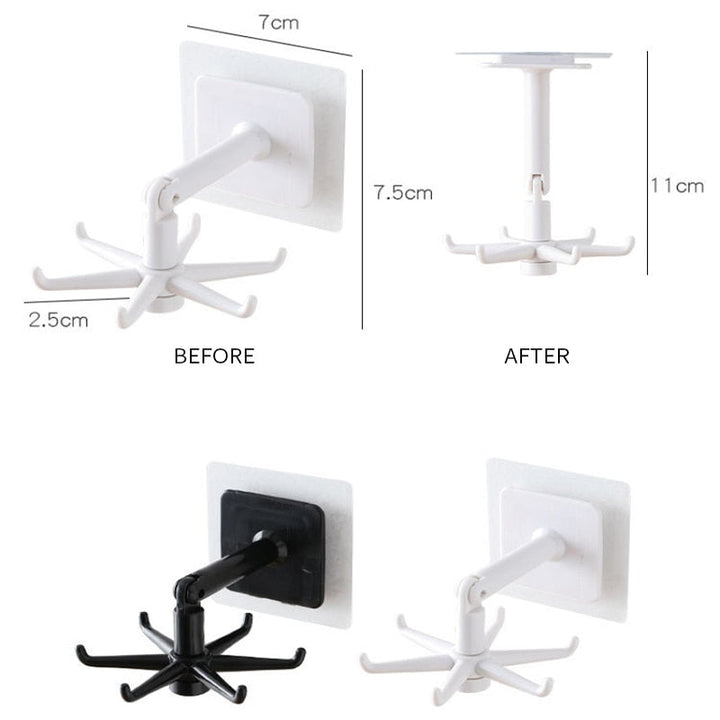 BowLift | Punch Free Kitchen Dish Hook Organizer