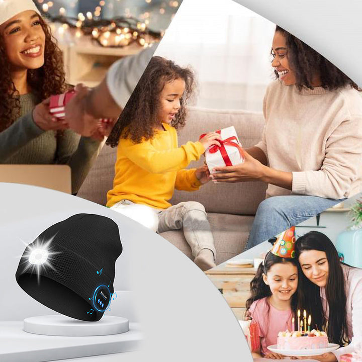 BowLift | LED Bluetooth Beanie with Detachable Speakers
