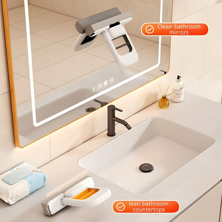 BowLift | Mini Folding Table Mop – Wet and Dry Mop